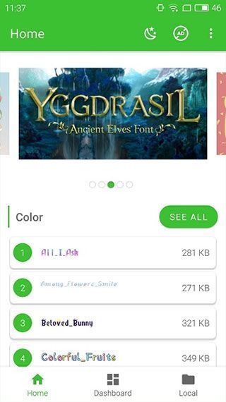 zFont app使用教程