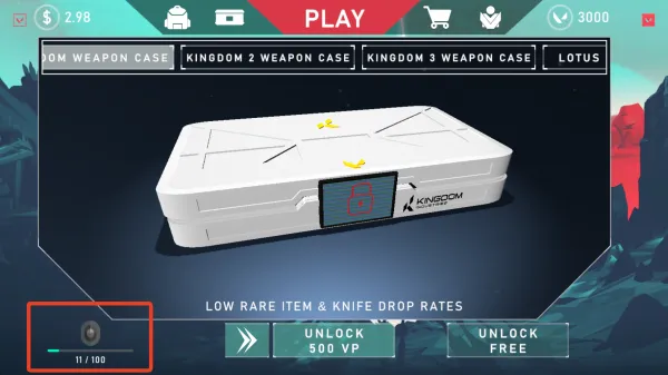 无畏契约开箱模拟器手游怎么抽取武器