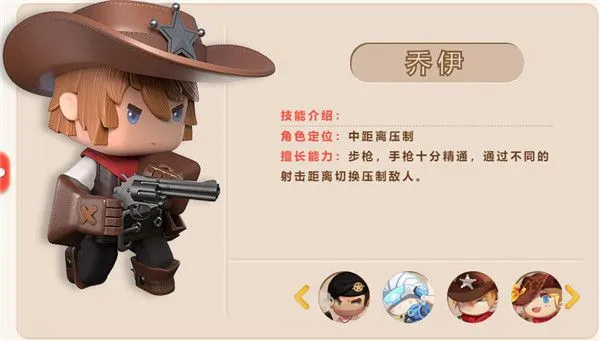 迷你枪战精英角色介绍