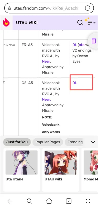 OpenUtau手机版导入歌手教程