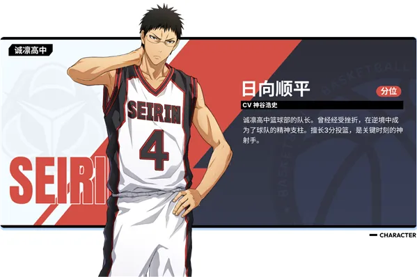 黑子的篮球街头对决角色介绍 黑子的篮球街头对决角色介绍