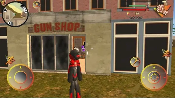 火柴人绳索英雄破解版：沉浸式操作指南（弹药与武器获取）