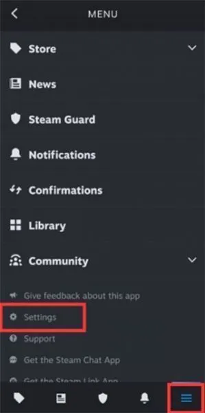 Steam App中文设置