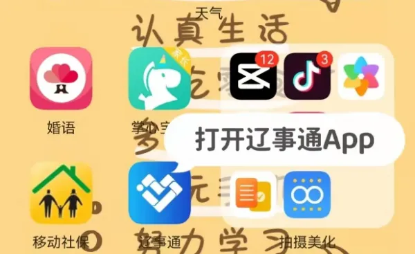 辽事通app养老认证步骤