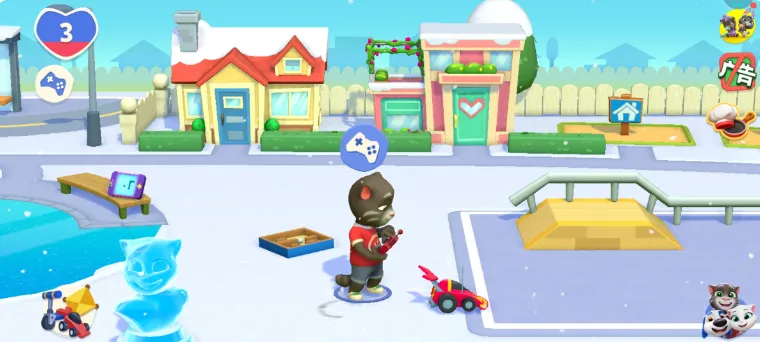 汤姆猫总动员2遥控车玩法