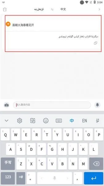 Nur输入法App翻译方式