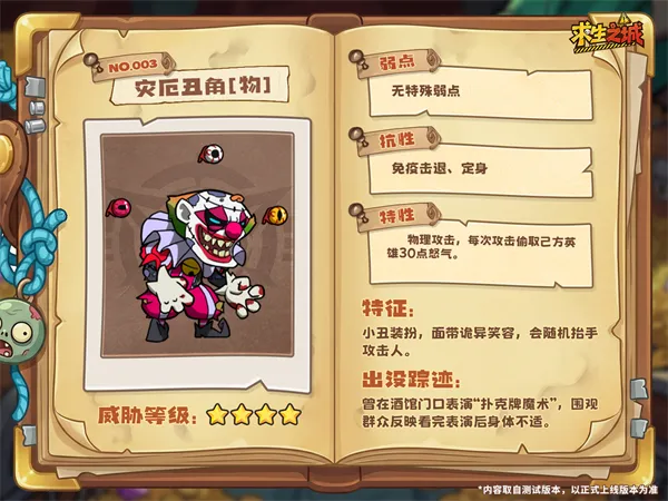 求生之城手游怪物介绍丨5只高危怪物弱点速查，击倒领限定整活勋章！