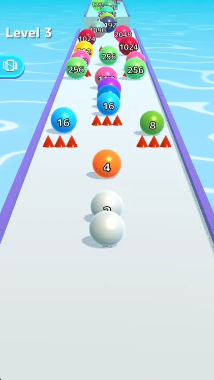 2048滚动球球游戏宣传图