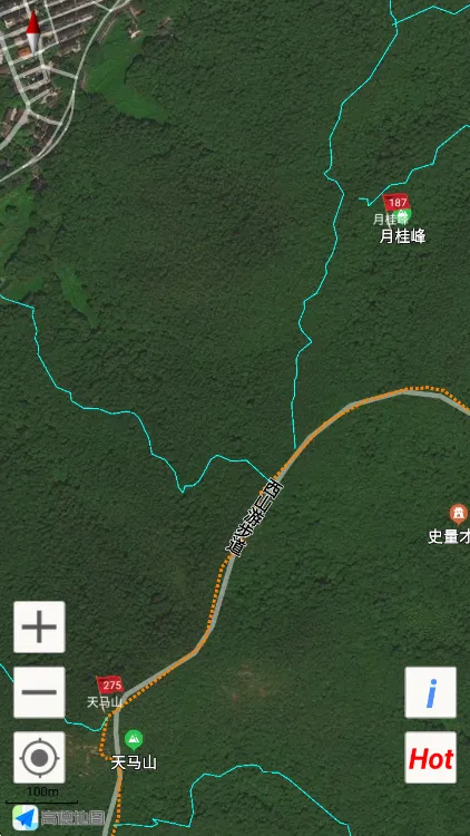 杭州登山地图APP宣传图