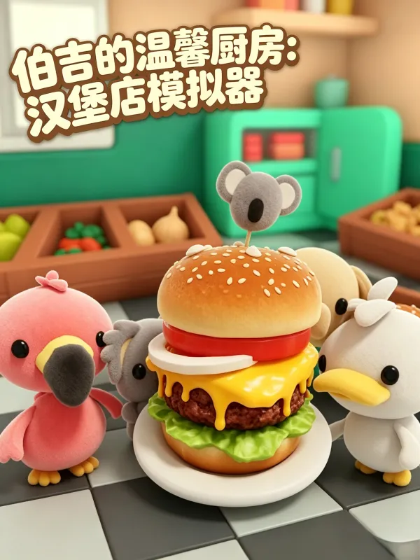 伯吉的温馨厨房:汉堡店模拟器 伯吉的温馨厨房:汉堡店模拟器