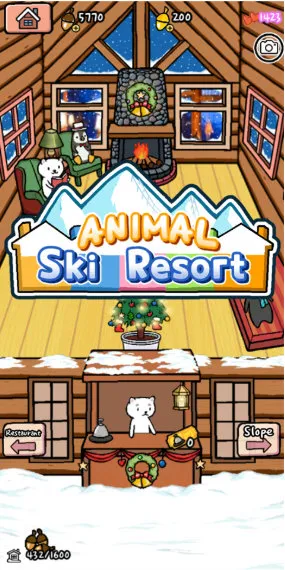 动物滑雪场宣传图