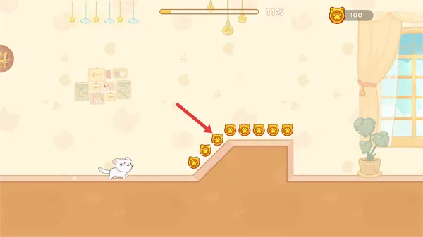 猫猫冲呀收集金币教程配图1