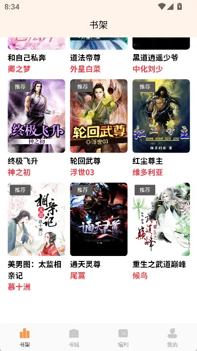 书南小说app宣传图