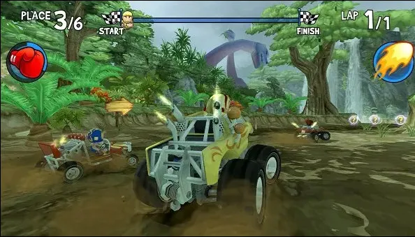 4D极速沙滩赛车无限金币MOD修改器版