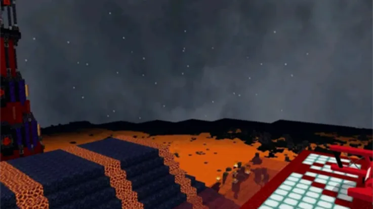 我的世界赛博模组宣传图
