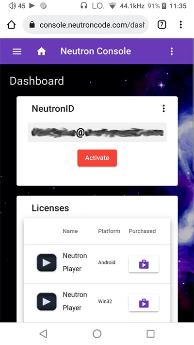 Neutron Player