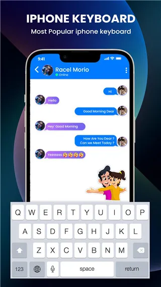 iPhone键盘app宣传图