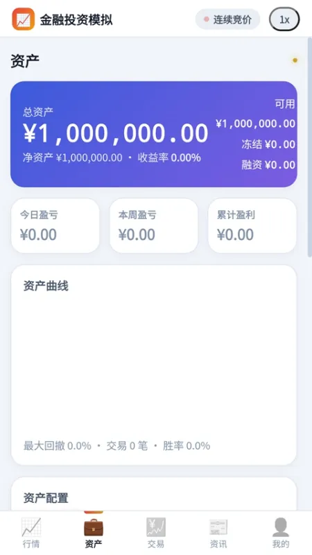 金融投资模拟